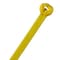 Panduit Cable Tie, 15 in L, 4 in Max Bundle Dia., Yellow, Nylon 6/6, 50 lb Strength, 1000 PK BT4S-M4Y - alternate 2